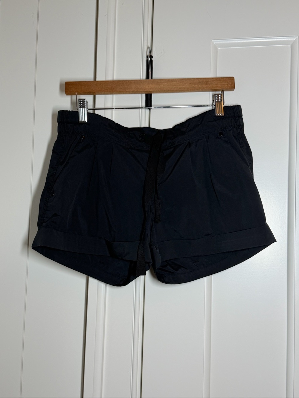 Lululemon Women's Black Drawstring Athletic Shorts